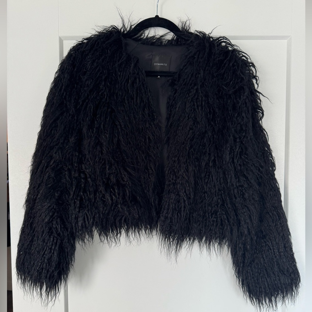 Faux Fur Black Jacket